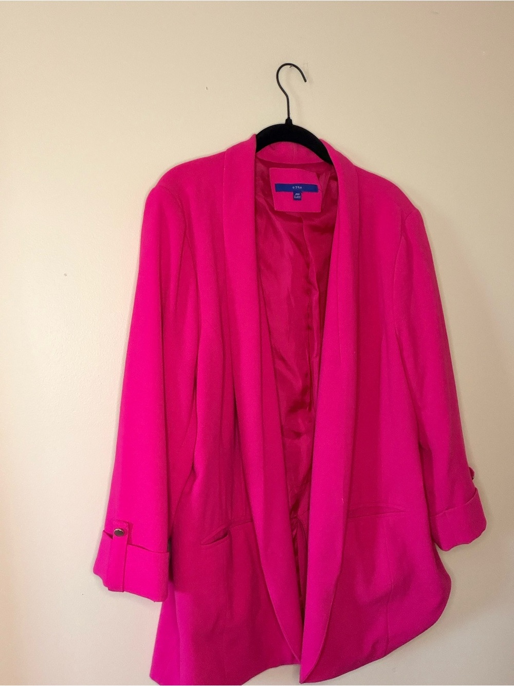 Apt. 9 Fuchsia Open-Front Blazer Jacket